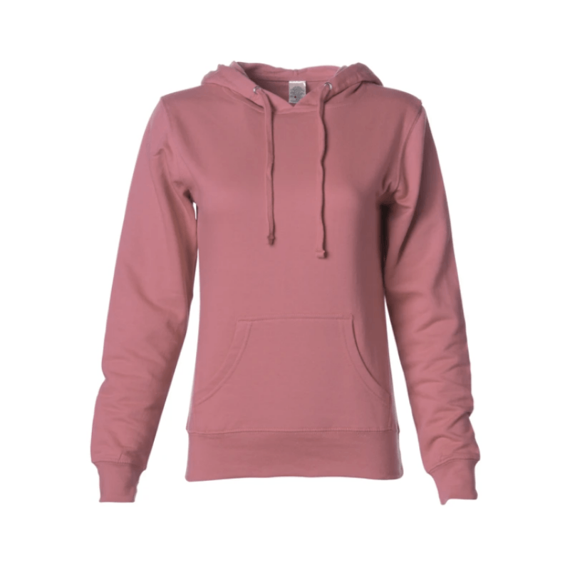 hoodie in salmon pink colour