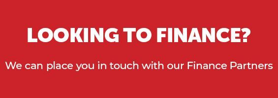 Looking to Finance text on a red background