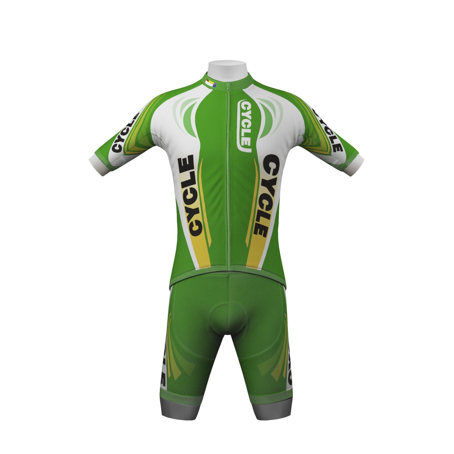 Epson Dye Sub print example of bicycle clothing