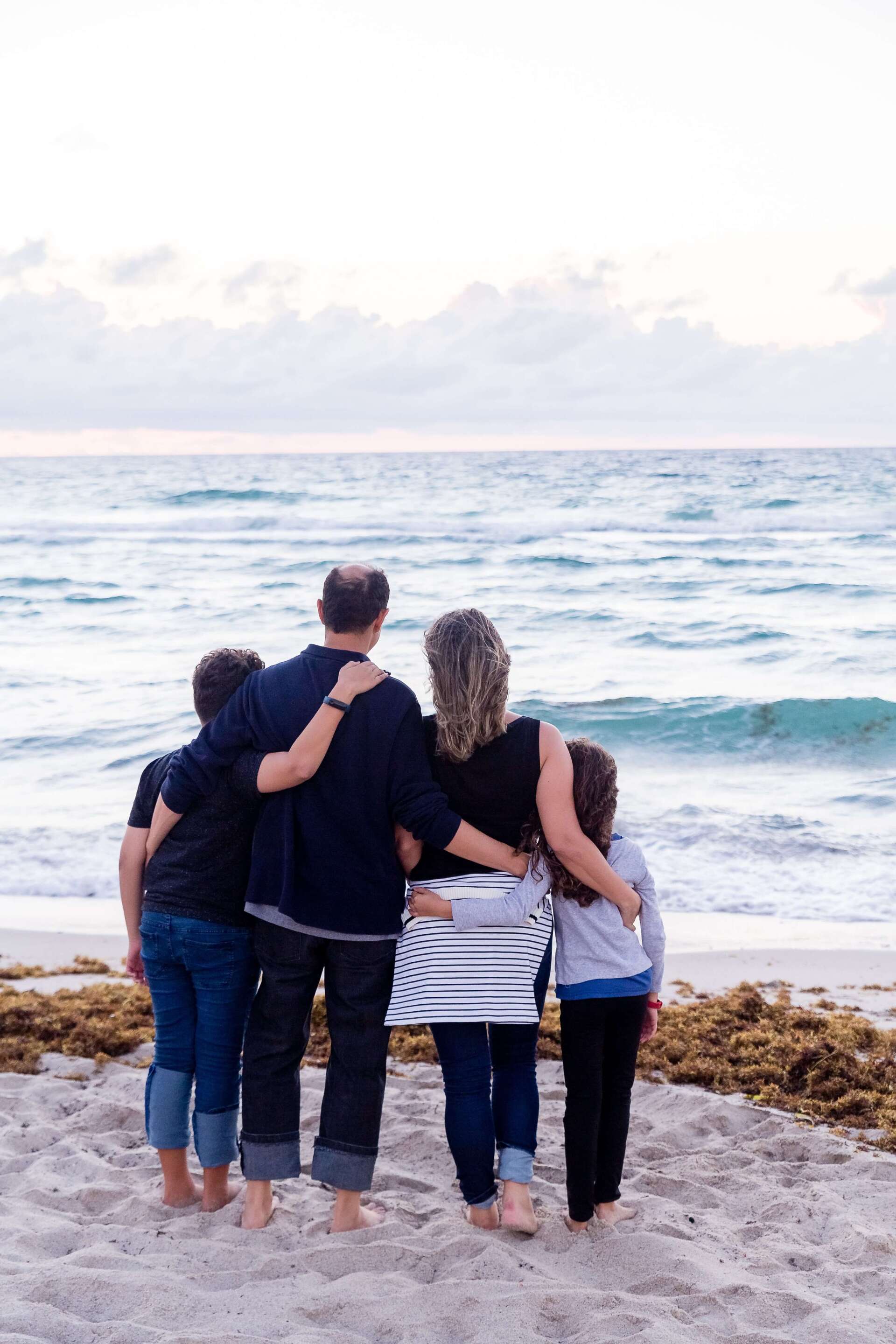 Affordable Cremation Family at the Beach