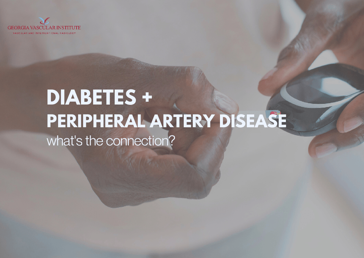 Diabetes and Peripheral Artery Disease Graphic