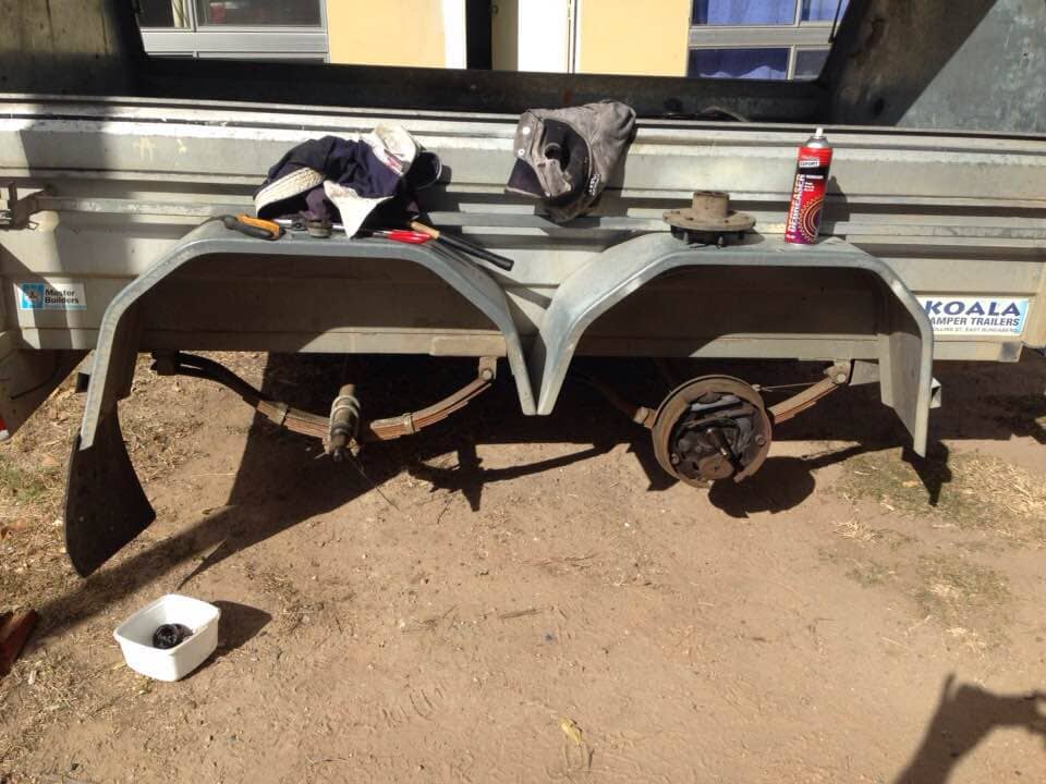 Roller Trailer — Welding & Trailer Repair Services in Bohle, QLD