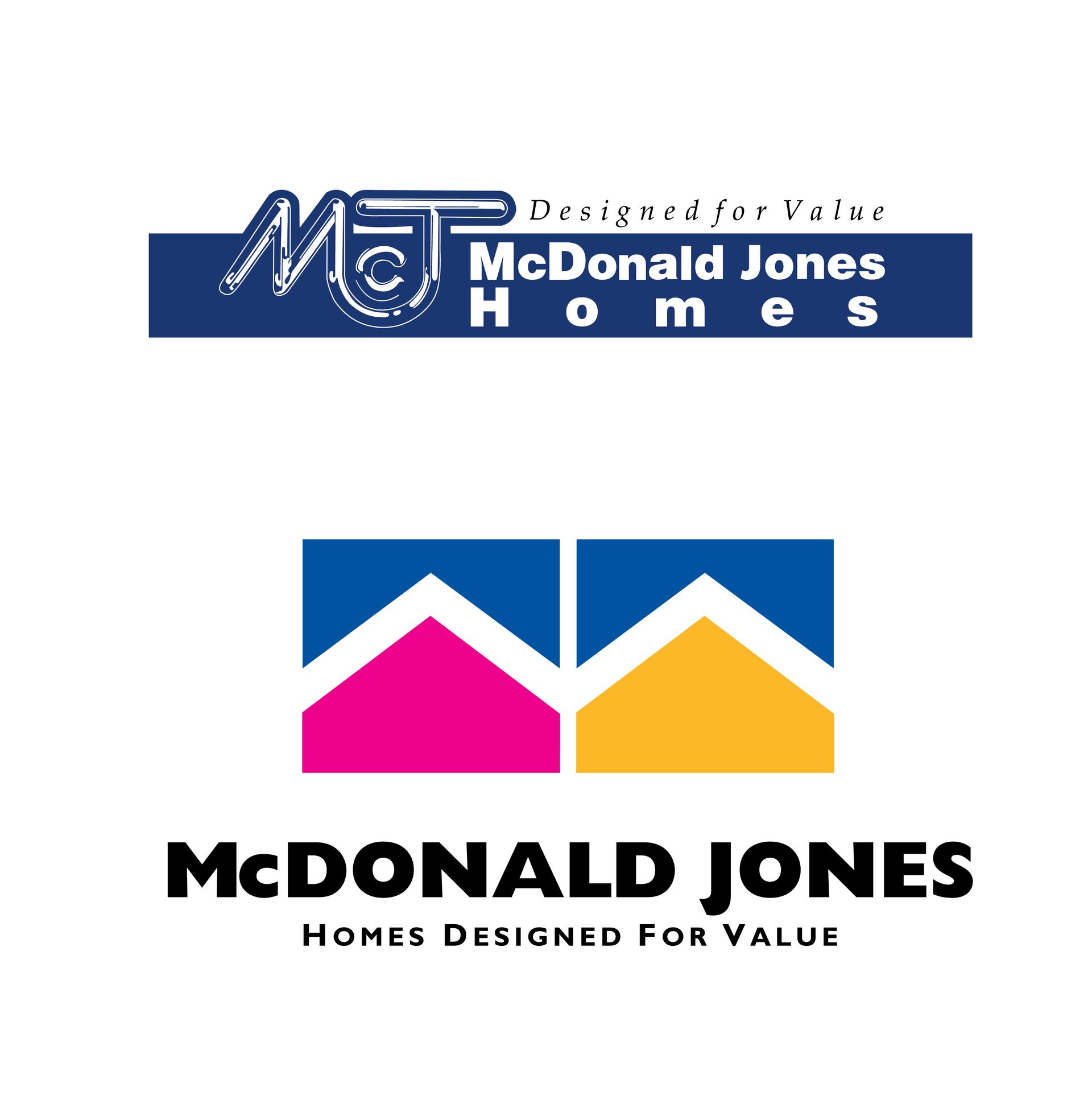 McDonald Jones Homes - Old and New Logo