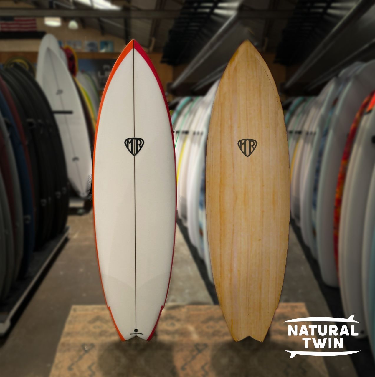 Natural Twin Surfboards