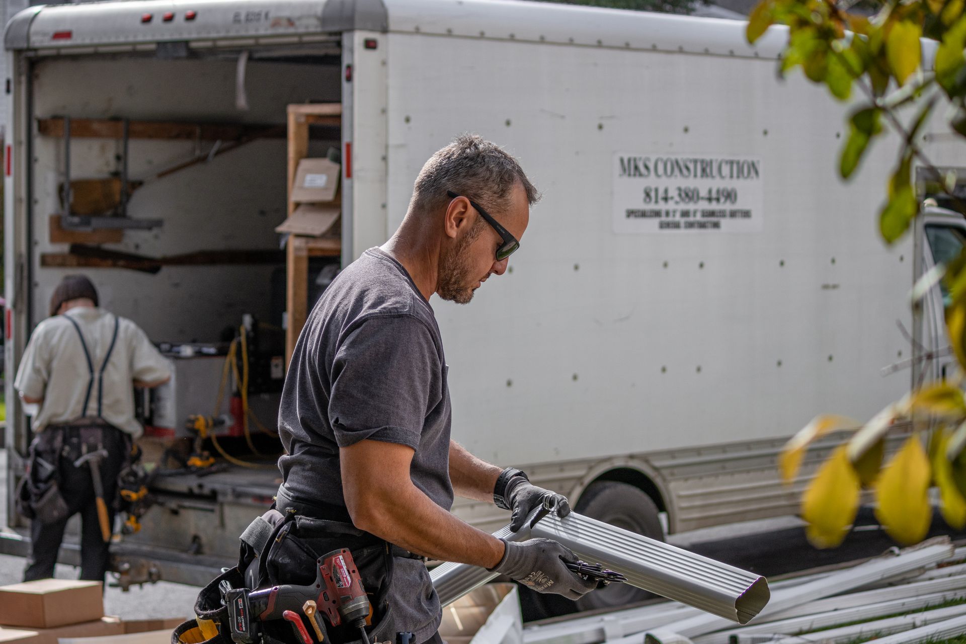 Gutter installation process