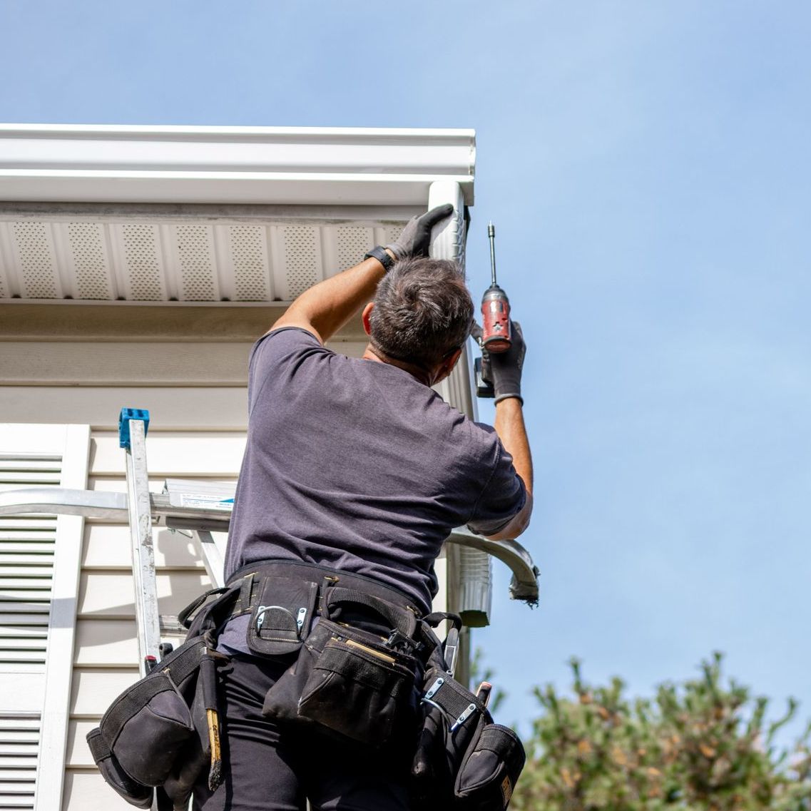 Gutter installation process