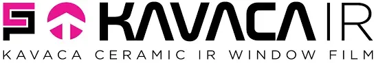 A logo for kavaca ceramic ir window film