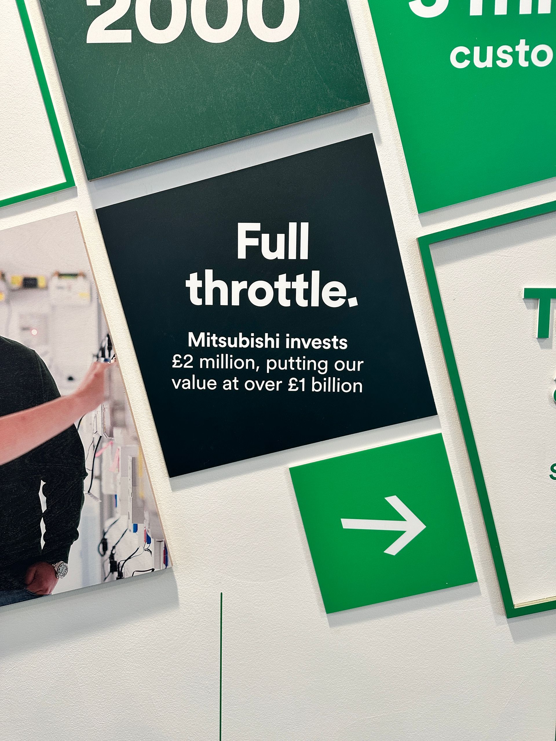 Ovo Energy brand refresh, internal and external signage