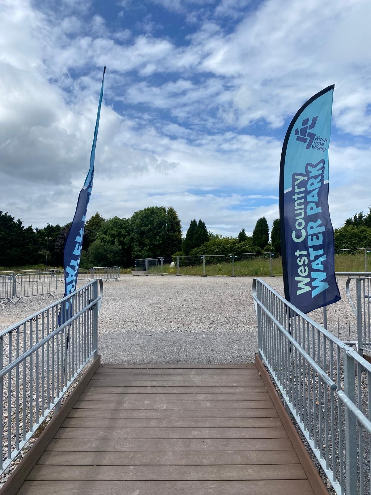 N3 Display Graphics | A ramp leading to a west country water park