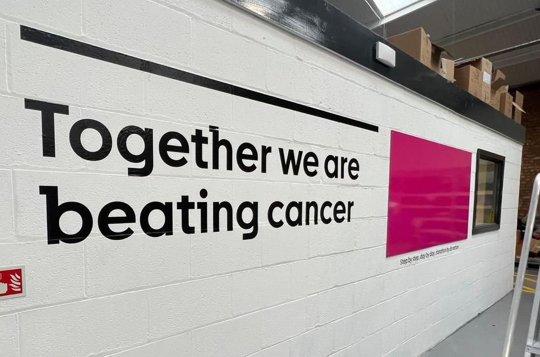 Internal and External Signage for Cancer Research UK