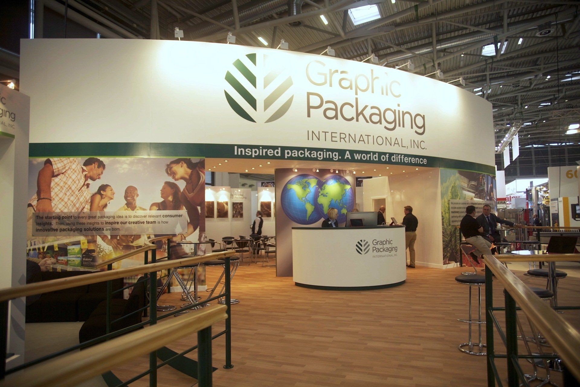 Graphic Packaging International Custom Exhibition Stand Build