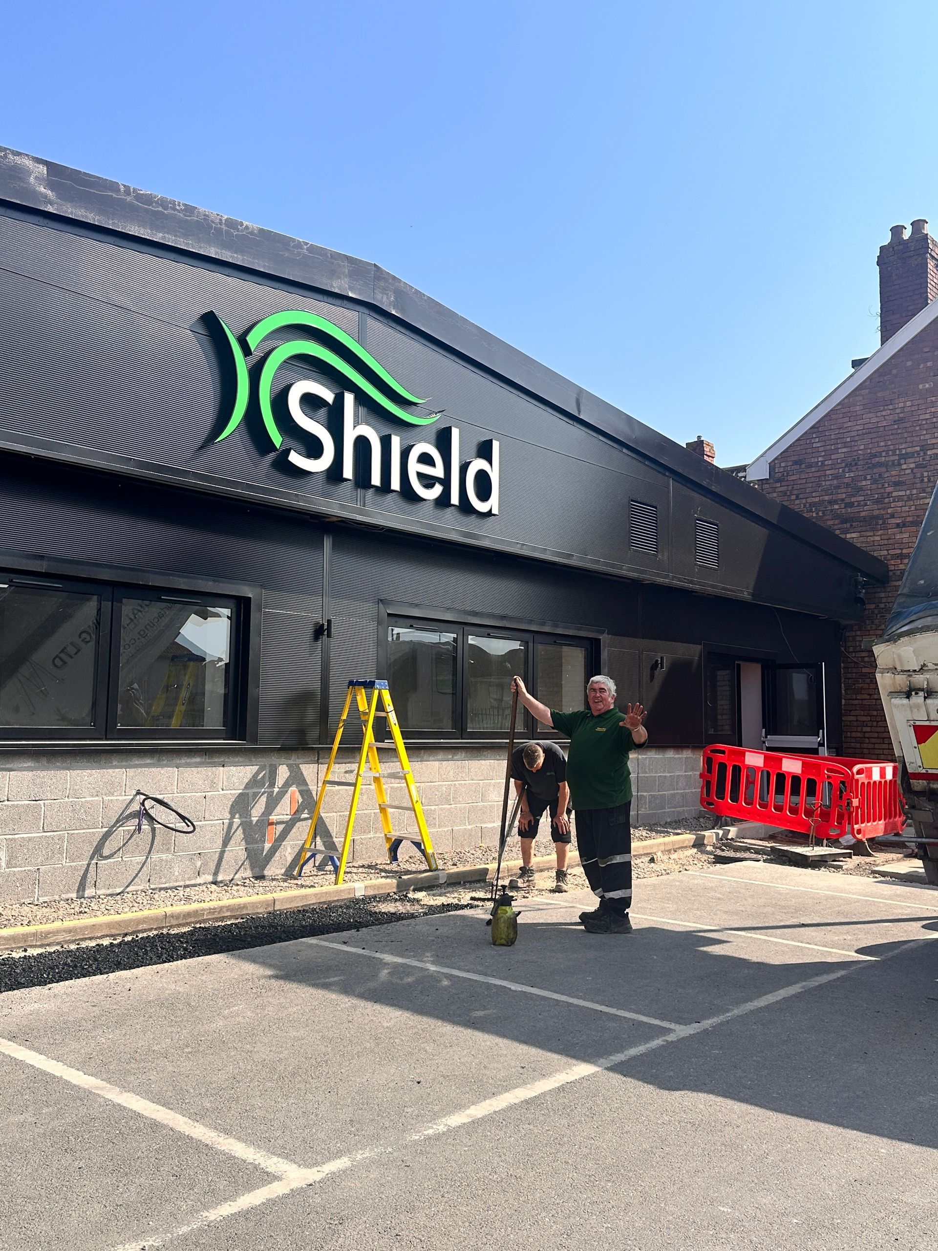 Exterior Signage Solutions for Shield Services Group in Bristol