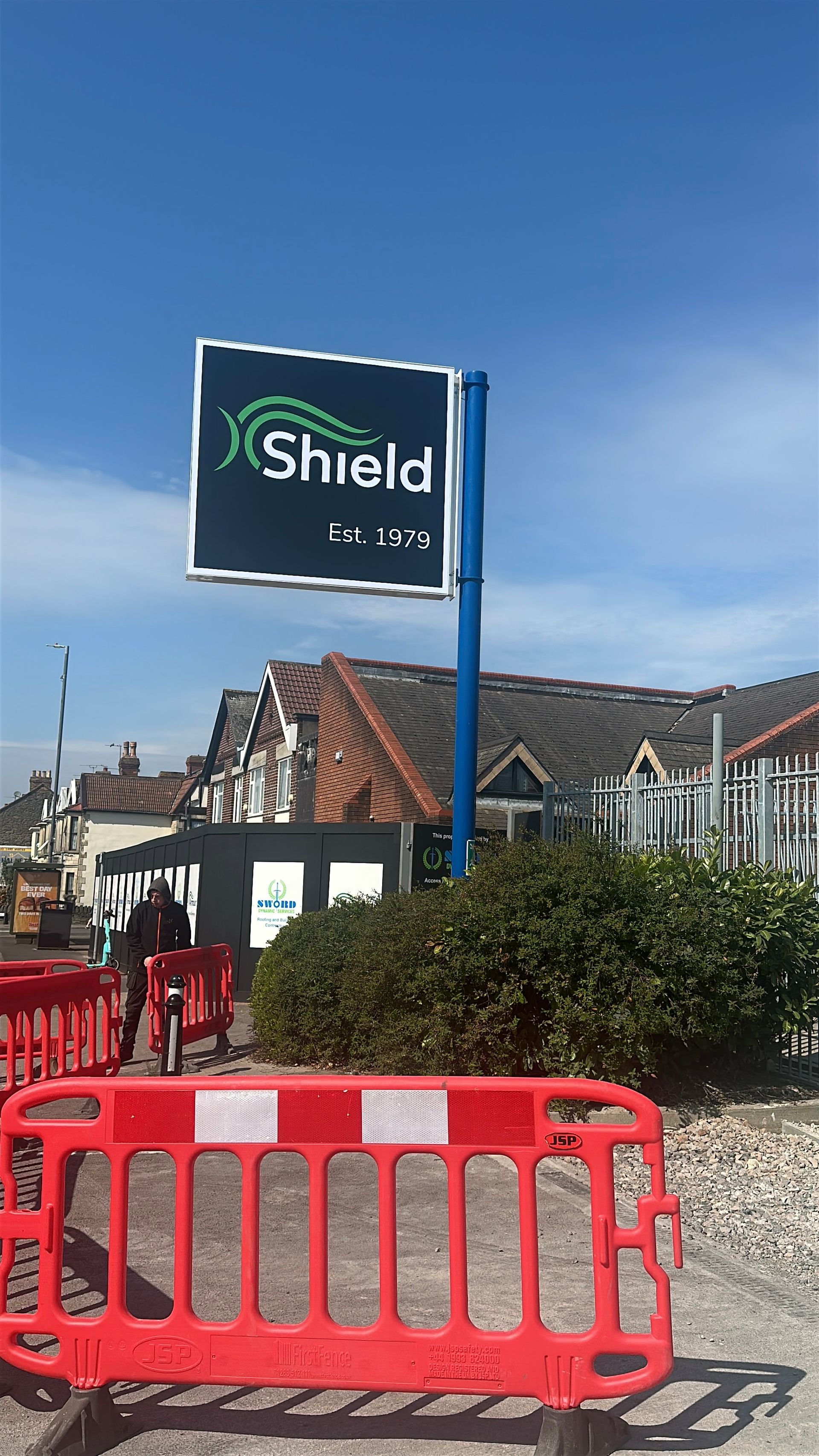 Exterior Signage Solutions for Shield Services Group in Bristol