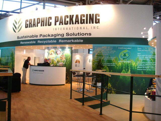 A graphic packaging international inc sustainable packaging solutions booth