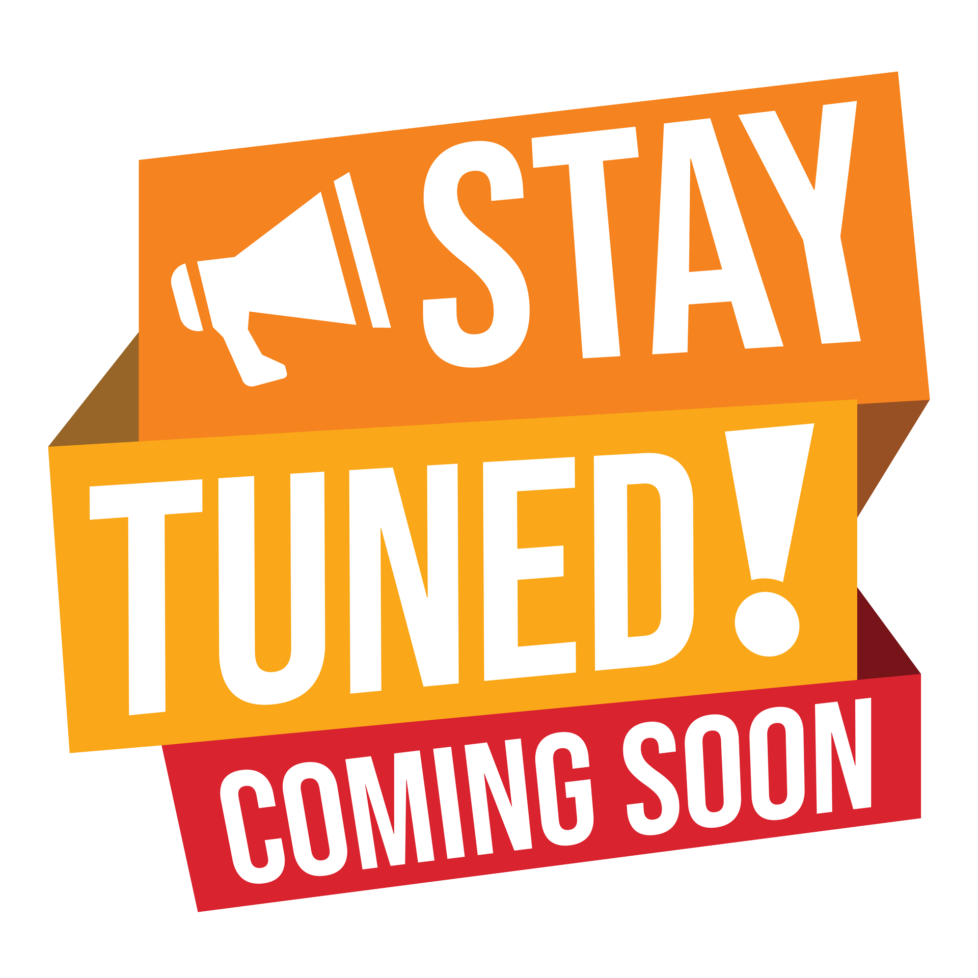 Stay tuned announcement