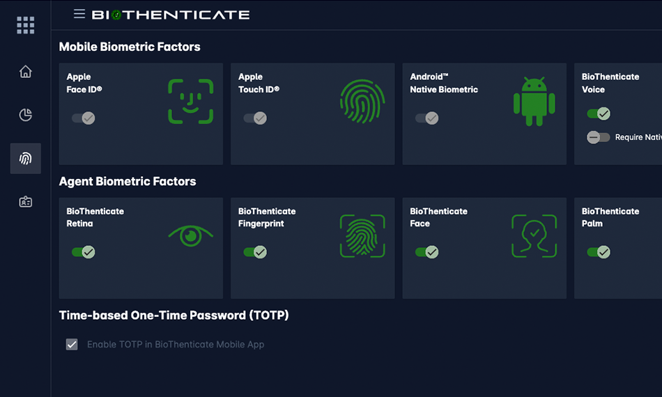 BioThenticate Screen