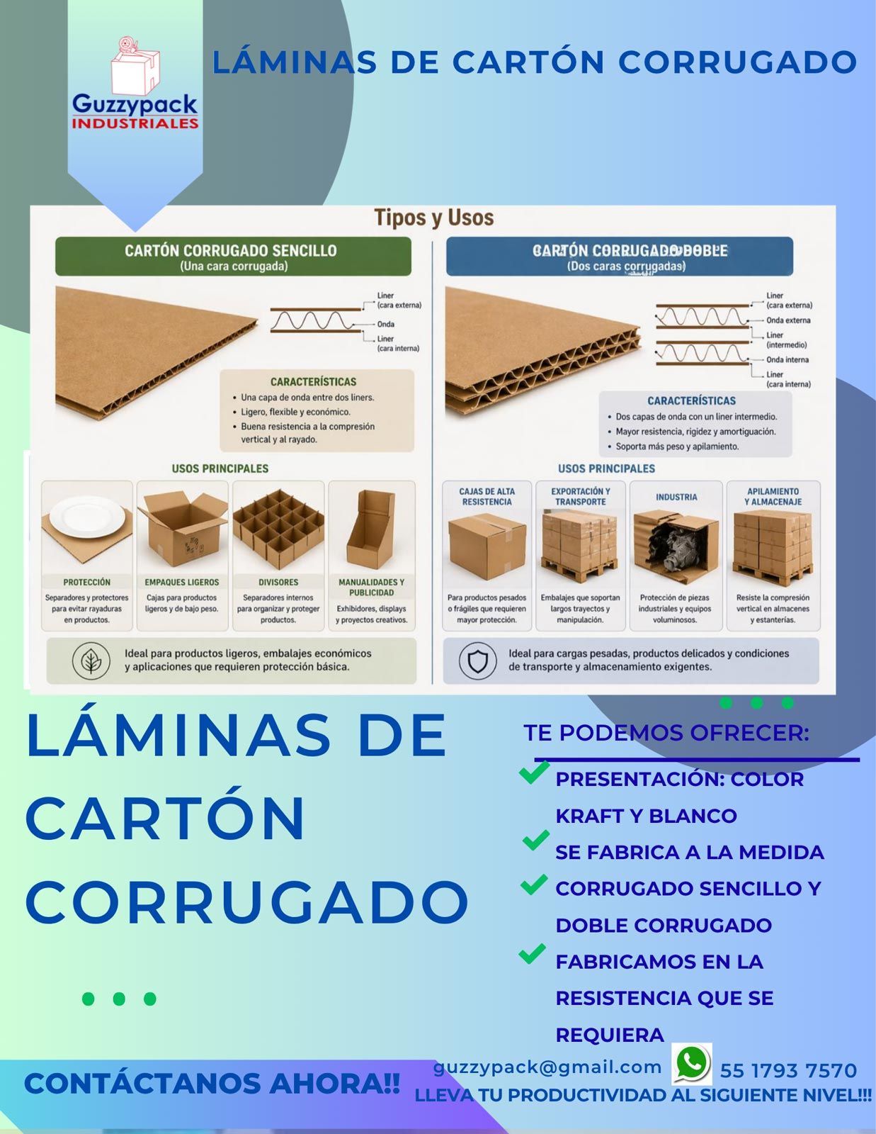 Fabricación de cajas de cartón corrugado en CDMX