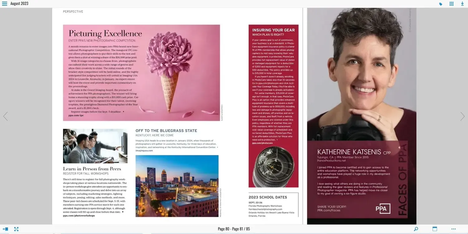 Faces Of PPA Feature article Katie Katsenis