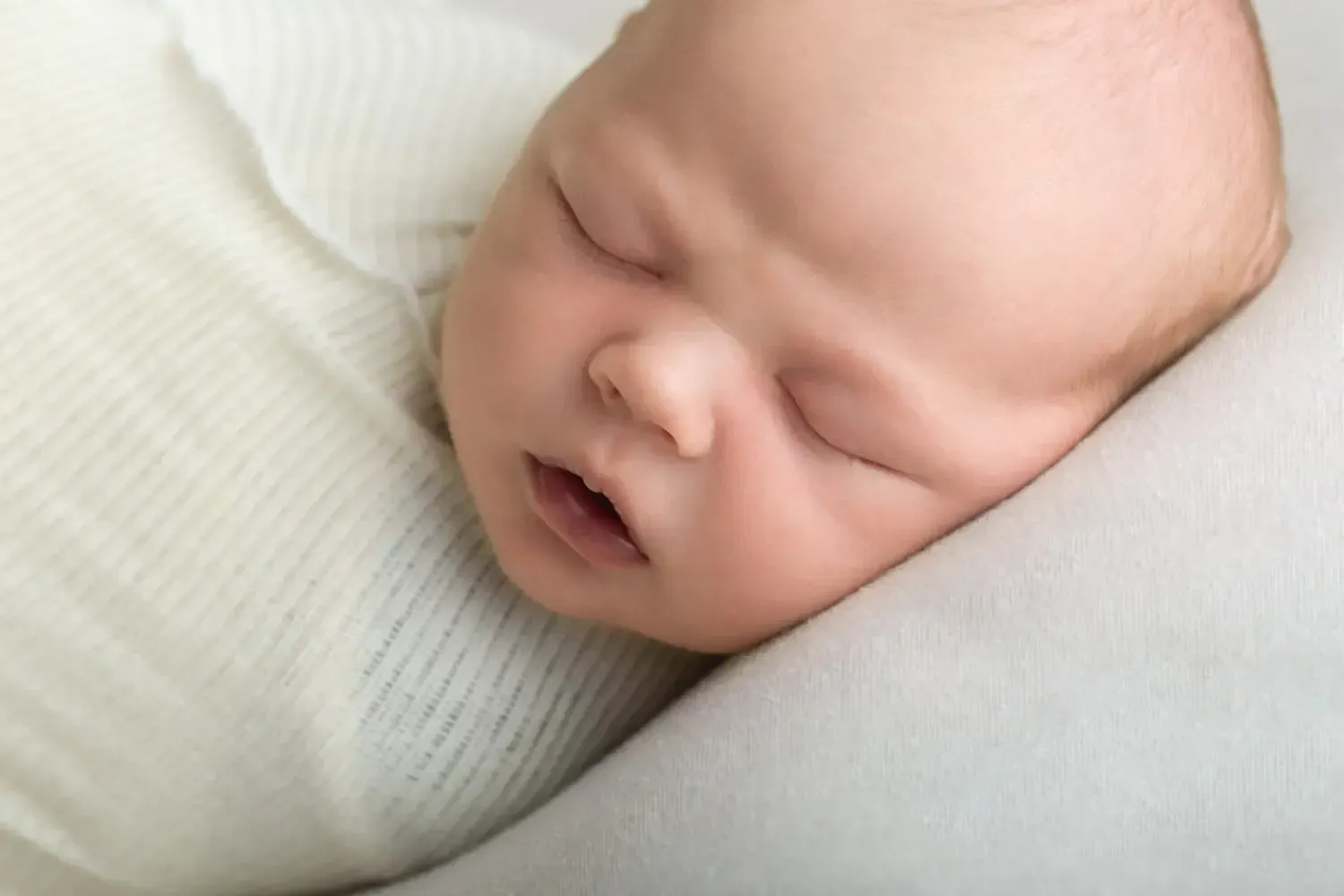 Close up of a newborn baby