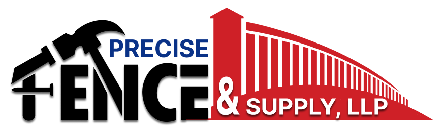 The logo for Precise Fence and Supply LLP