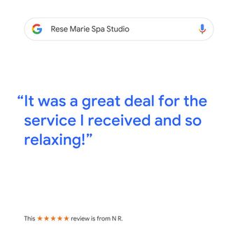 Google Review on Good Service - Arlington, TX - Rese Marie Spa Studio
