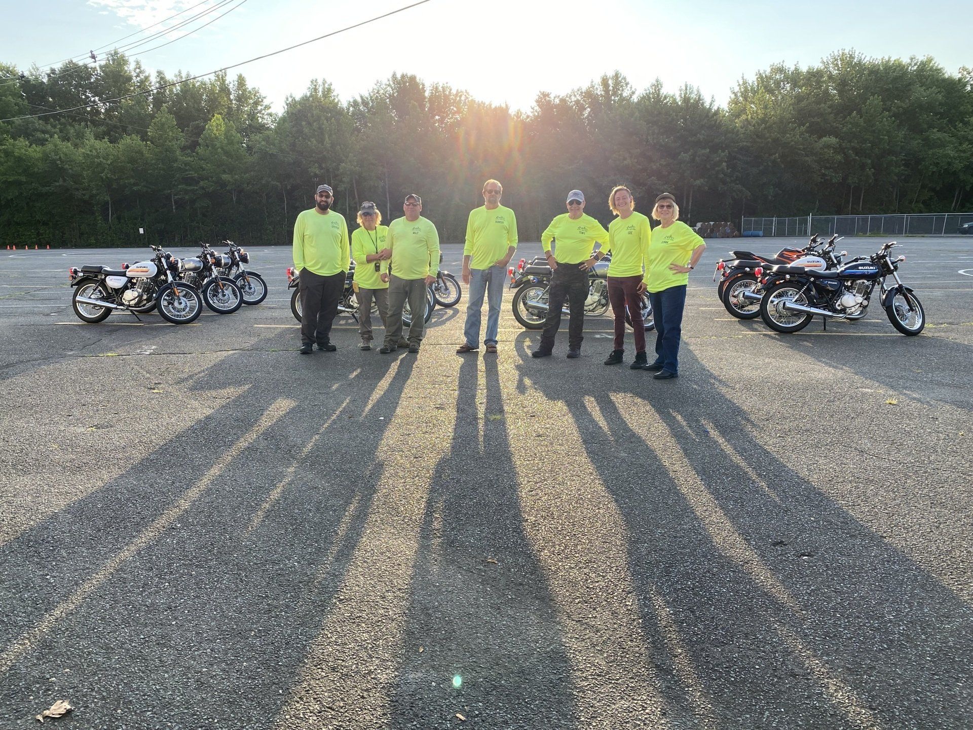 Seven People Standing — Englishtown, NJ — Motorcycle Rider Training