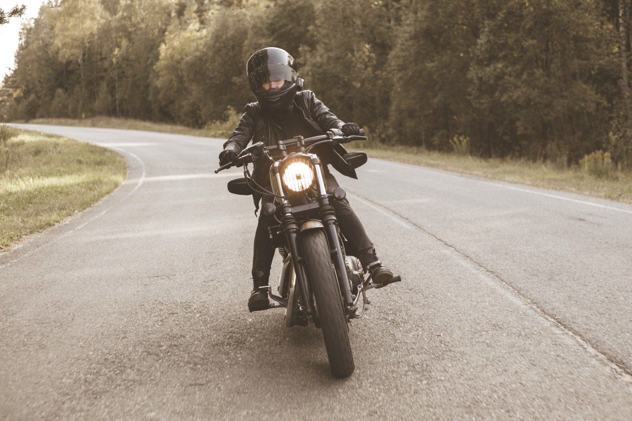 Rider Wearing Black Jacket — Englishtown, NJ — Motorcycle Rider Training