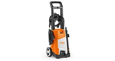 A STIHL Pressure Washer is Shown on a White Background — Urunga Chainsaw and Mower in Urunga, NSW