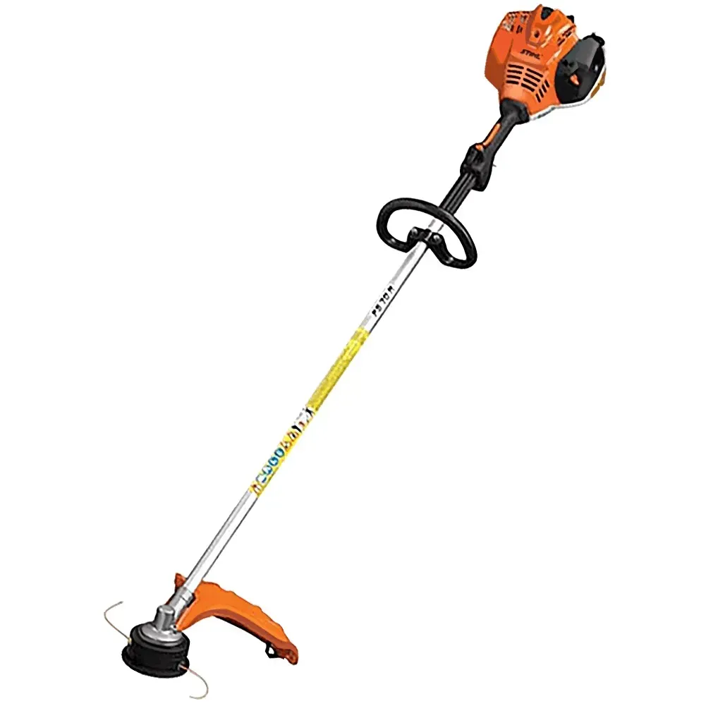 A Brush Cutter is Shown on a White Background — Urunga Chainsaw and Mower in Urunga, NSW