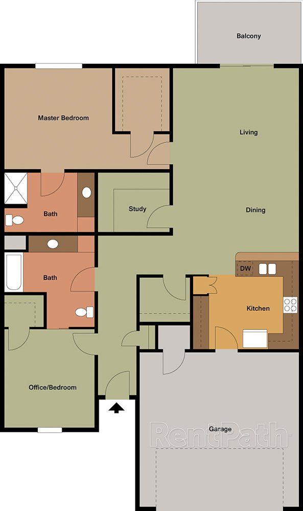 Floor Plan 3 | Ingram Mill Villas