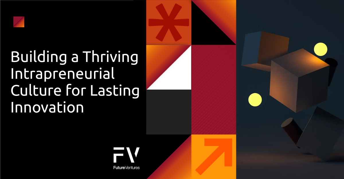 A group of cubes are floating in the air in a dark room.