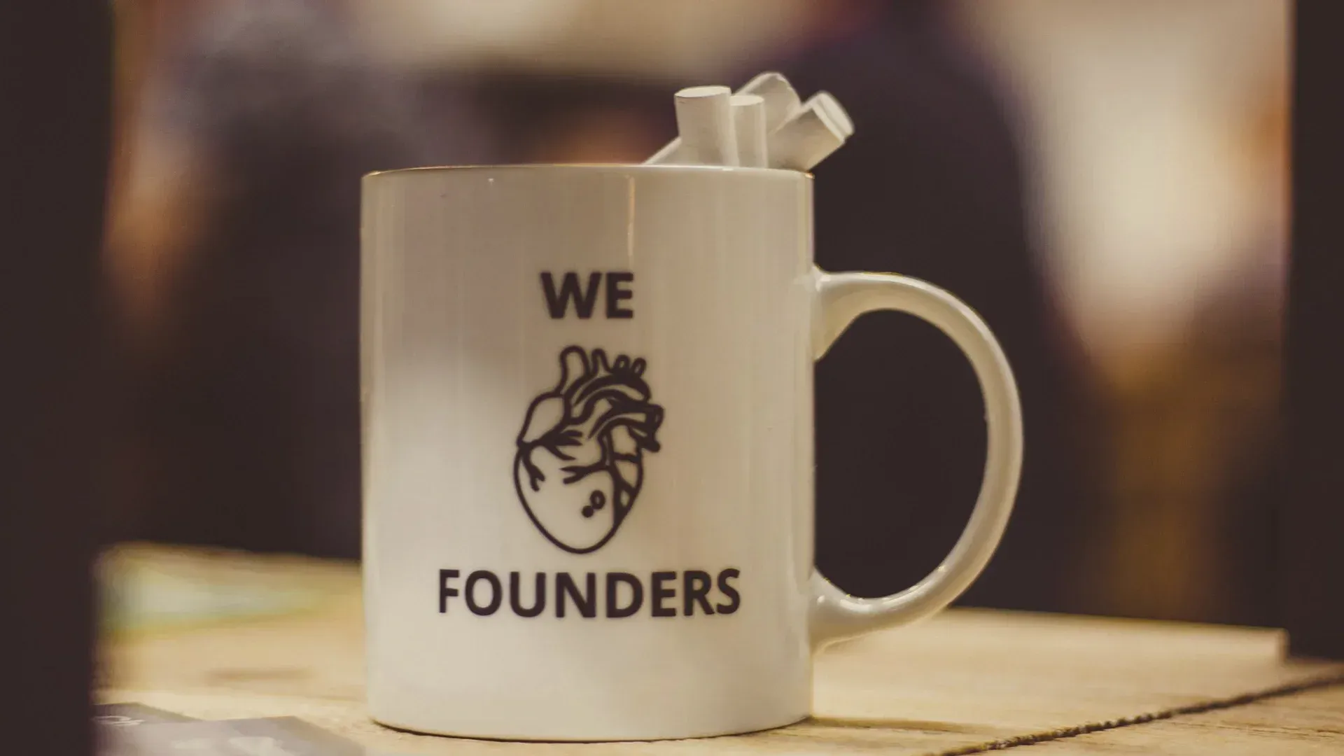 White mug with 