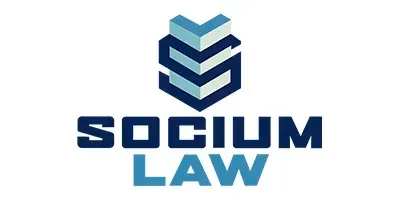 A logo for a law firm called sodium law.