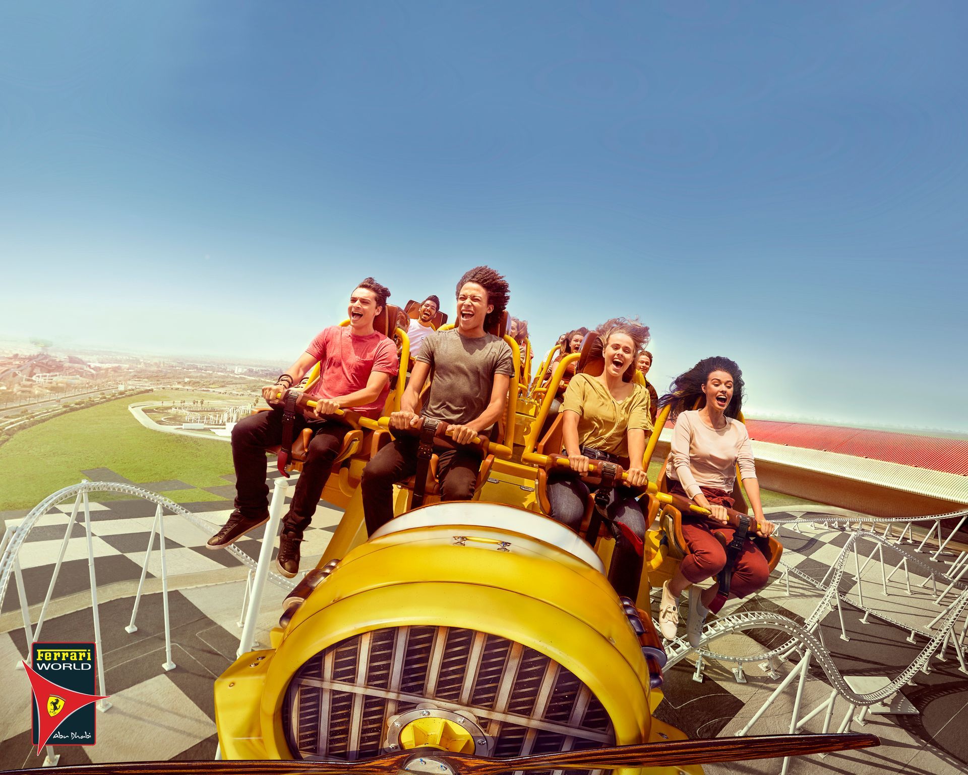 FERRARI WORLD  ABU DHABI WITH TOUR VISIONARY