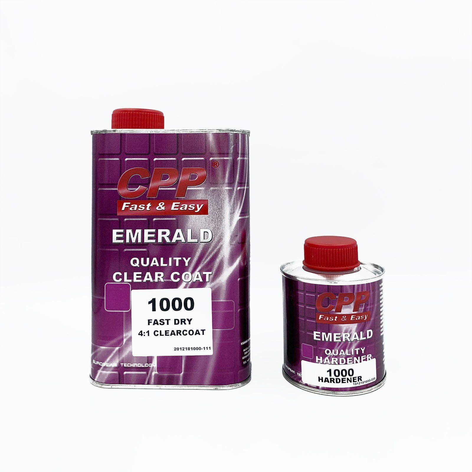 clear coat & hardener