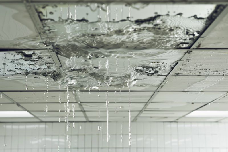 Emergency leak repair for roofs