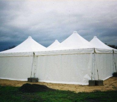 gazebo per eventi all'esterno