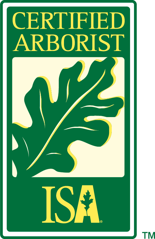 Un arboriculteur certifié est un logo avec une feuille de chêne