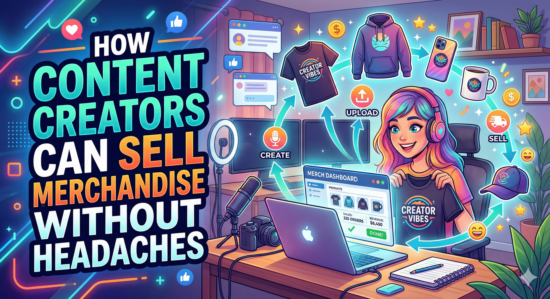 Selling merch is one of the most exciting ways to turn your audience into a real business. Hoodies, 