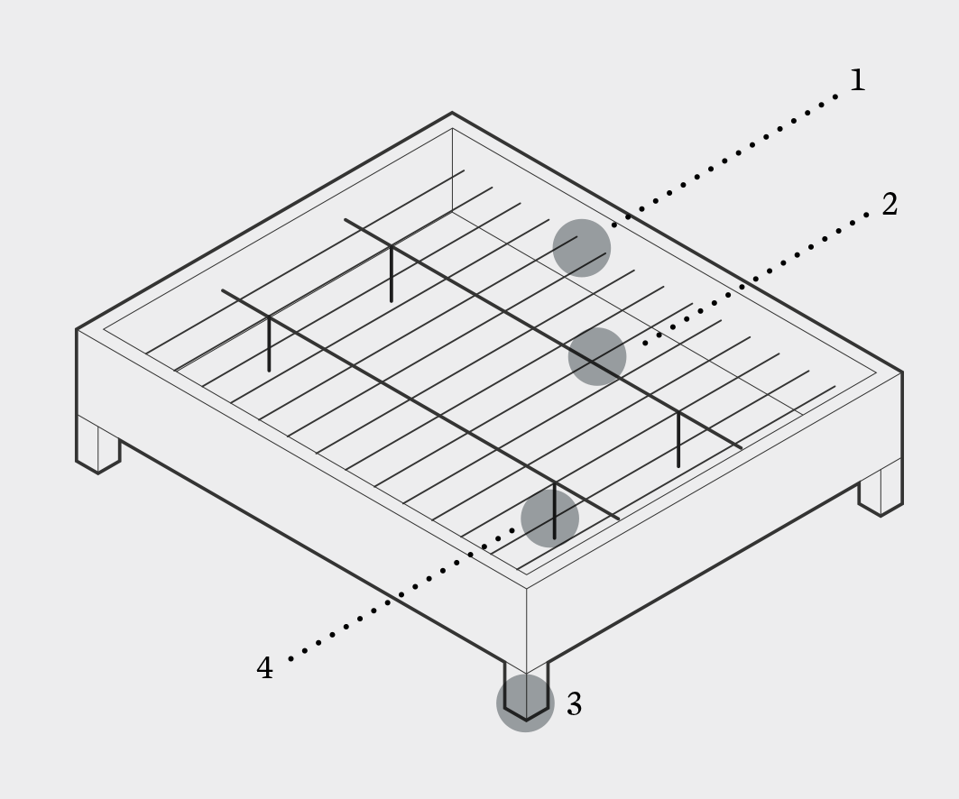 Eastman Upholstered Base Illustration