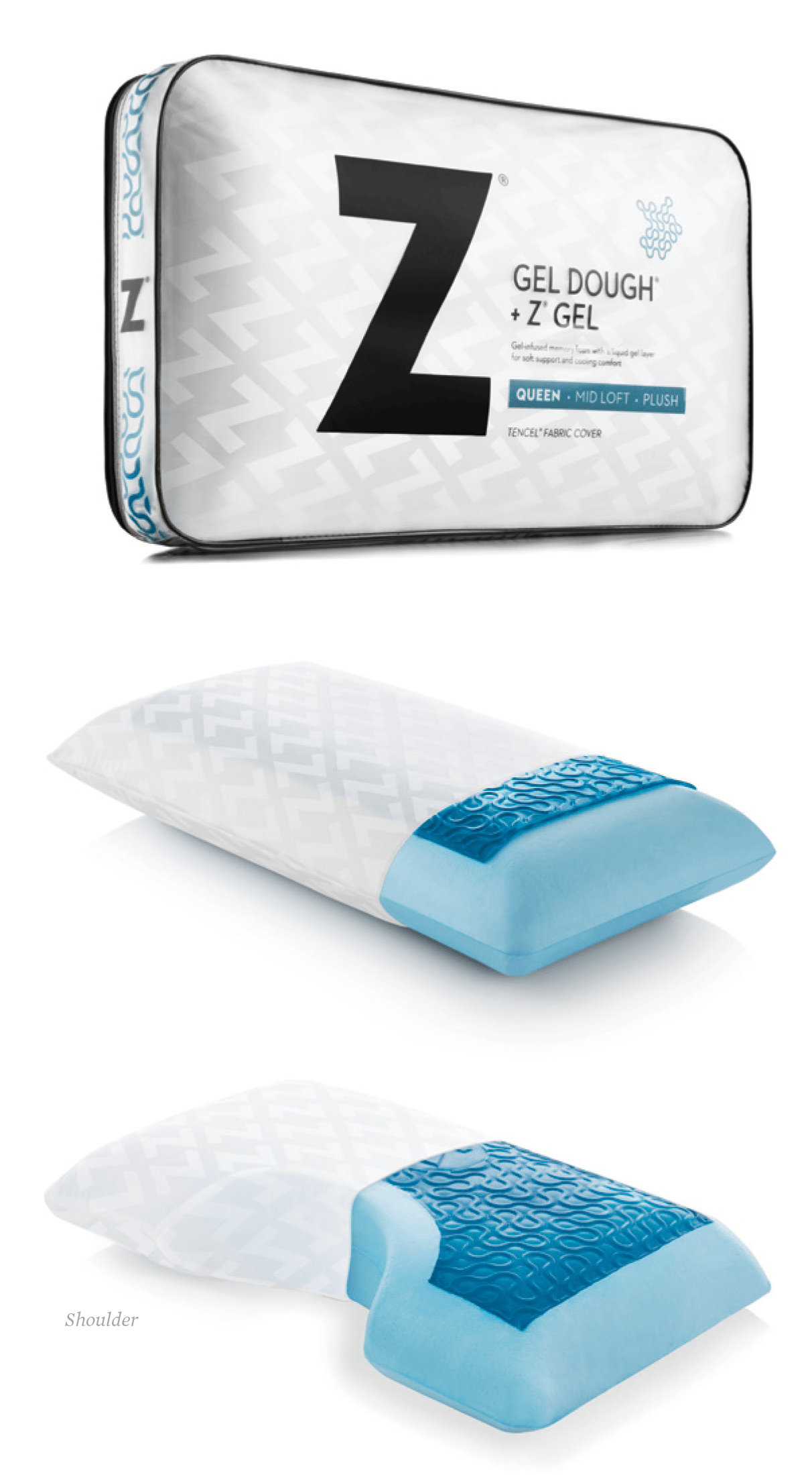 Z gel best sale shoulder pillow