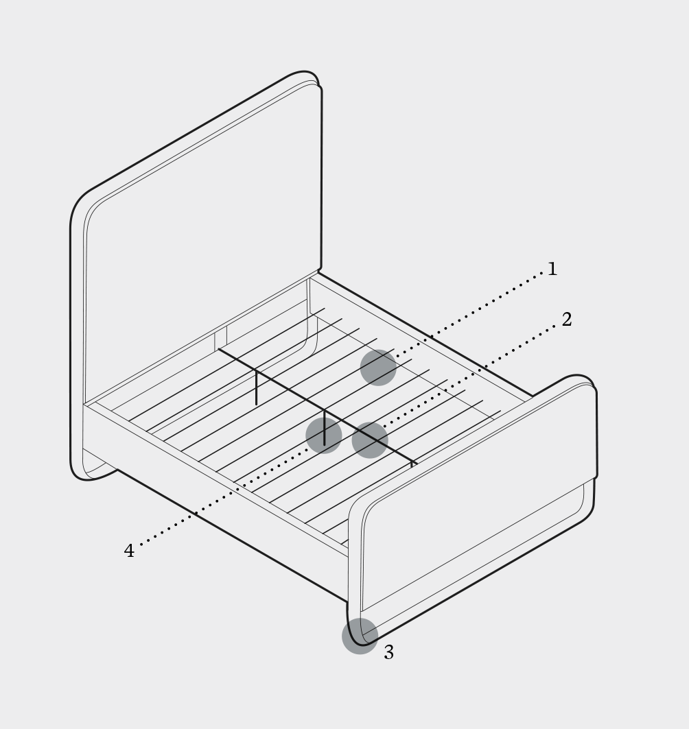 Godfrey Bed Illustration