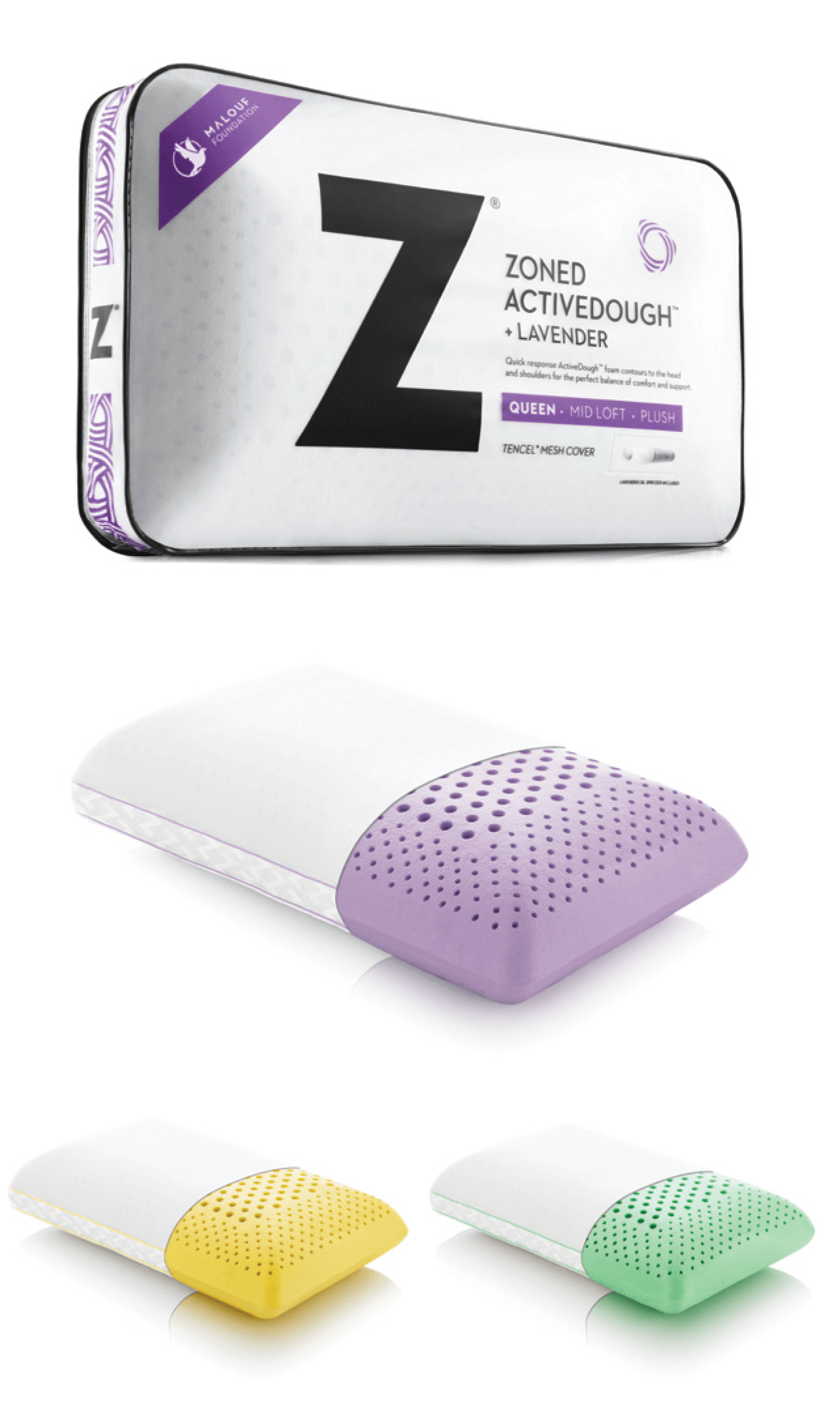 Zoned Activedough + Lavender Pillow