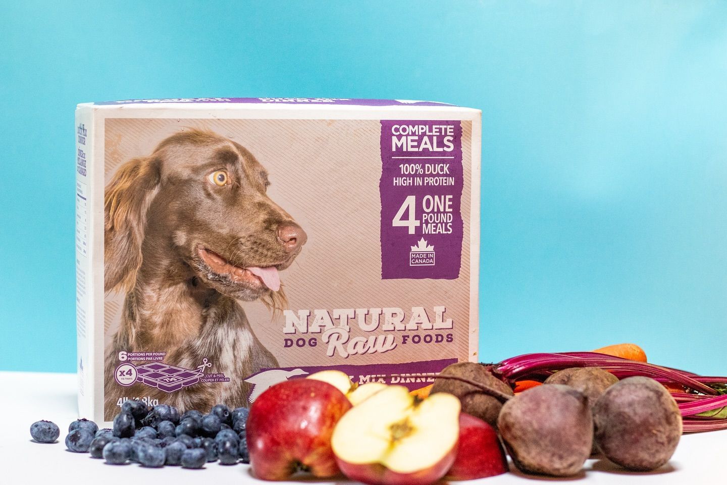 Natural Raw Dog Foods Duck Mix Dinner