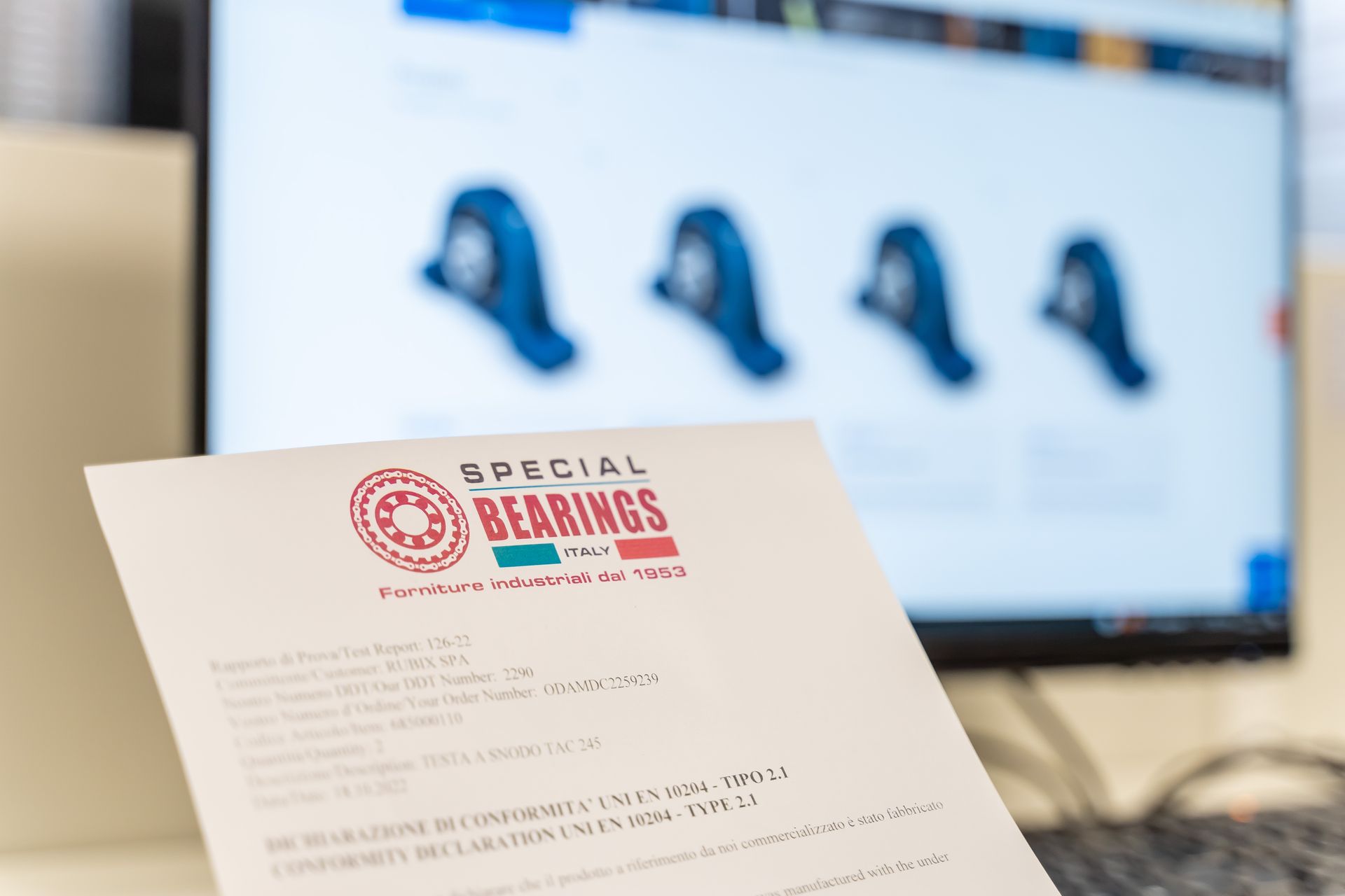 Documento con il logo