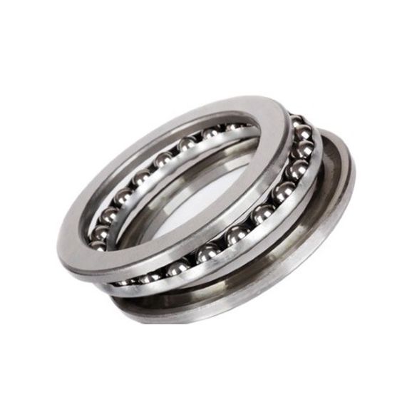 Gruppo cuscinetti a sfere con anelli metallici e piccoli cuscinetti a sfere visibili.