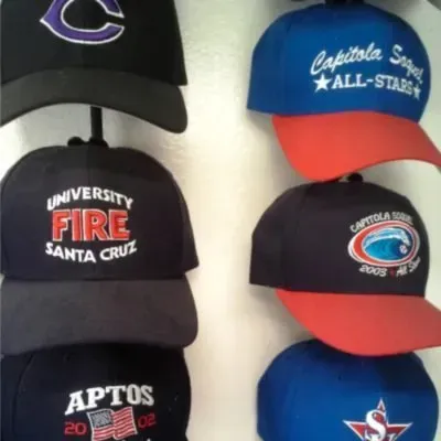 Displayed Printed Caps — Soquel, CA — Sport About Graphics