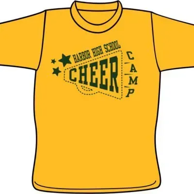 Harbor High School Cheer Camp Print — Soquel, CA — Sport About Graphics