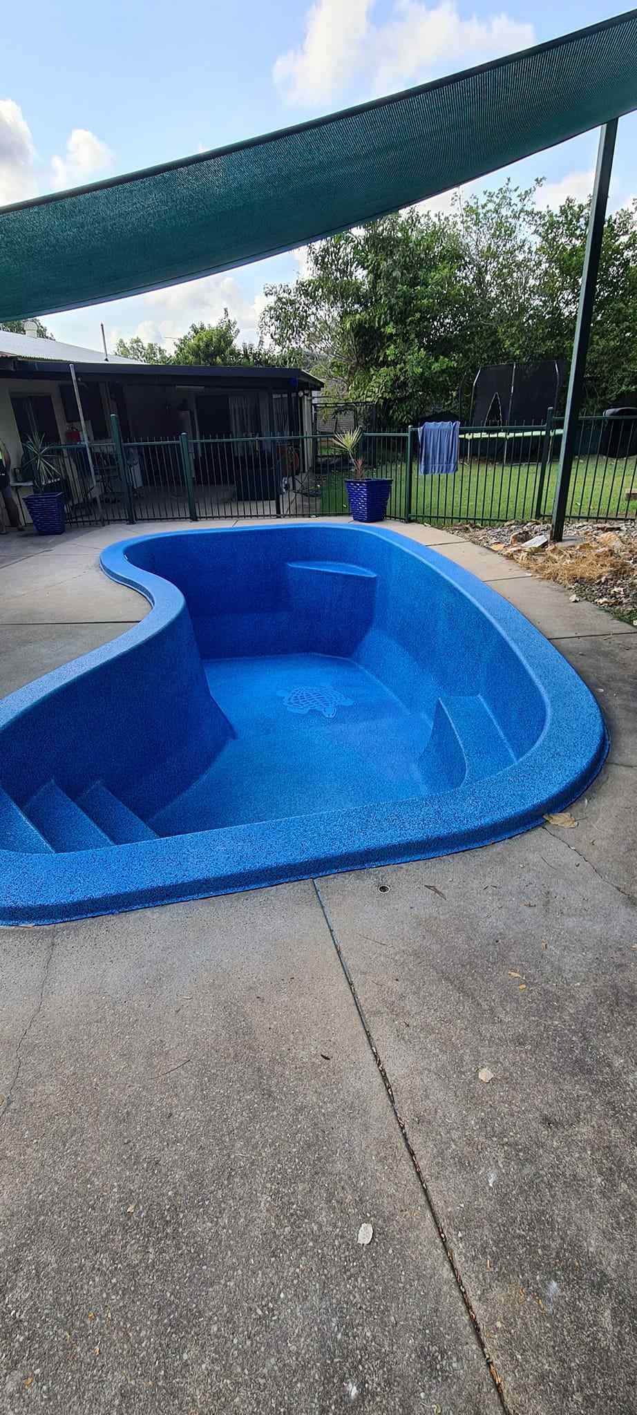 After Kidney Shape Pool Renovation — Quality Pool Resurfacing in Darwin, NT