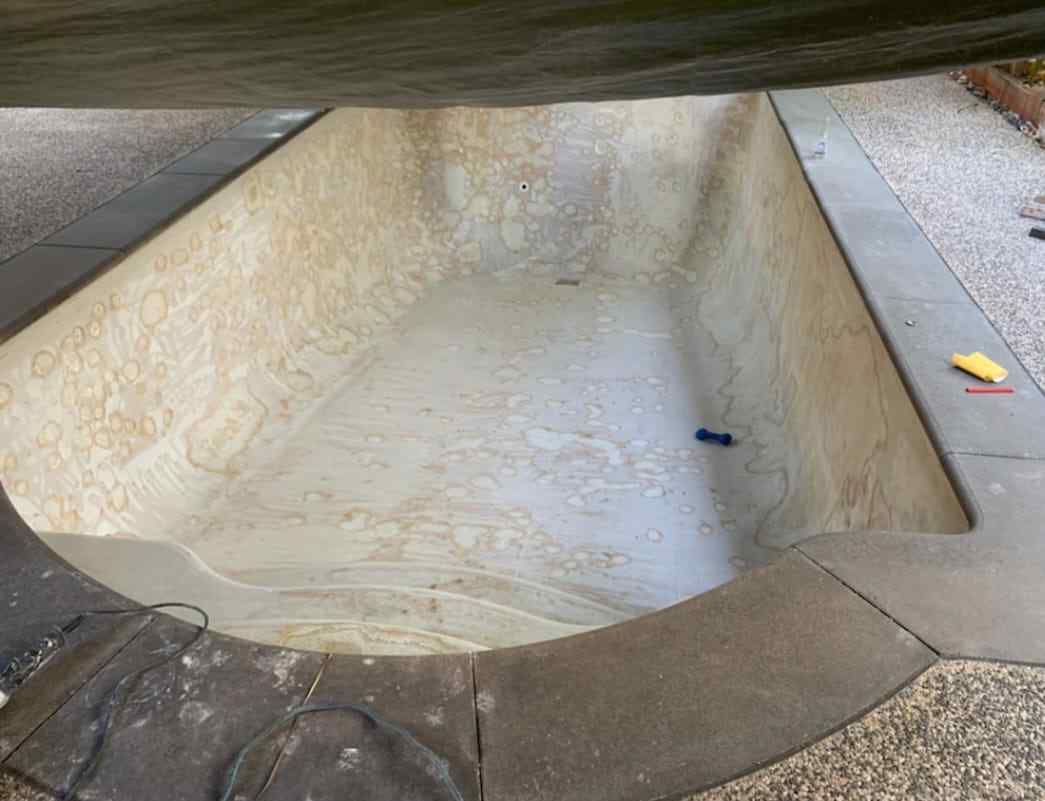 Before Plunge Pool Renovation — Quality Pool Resurfacing in Darwin, NT